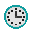 Cyan Clock