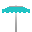 Cyan Umbrella