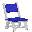 Blue Folding Chair