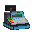 Light Blue Cash Register