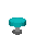 Cyan Cushion Chair