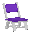 Purple Folding Chair