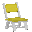 Yellow Folding Chair