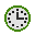 Green Clock