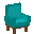 Cyan Armchair