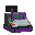 Purple Cash Register
