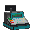 Cyan Cash Register