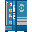 Light Blue Vending Machine