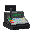 Gray Cash Register