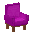 Magenta Armchair